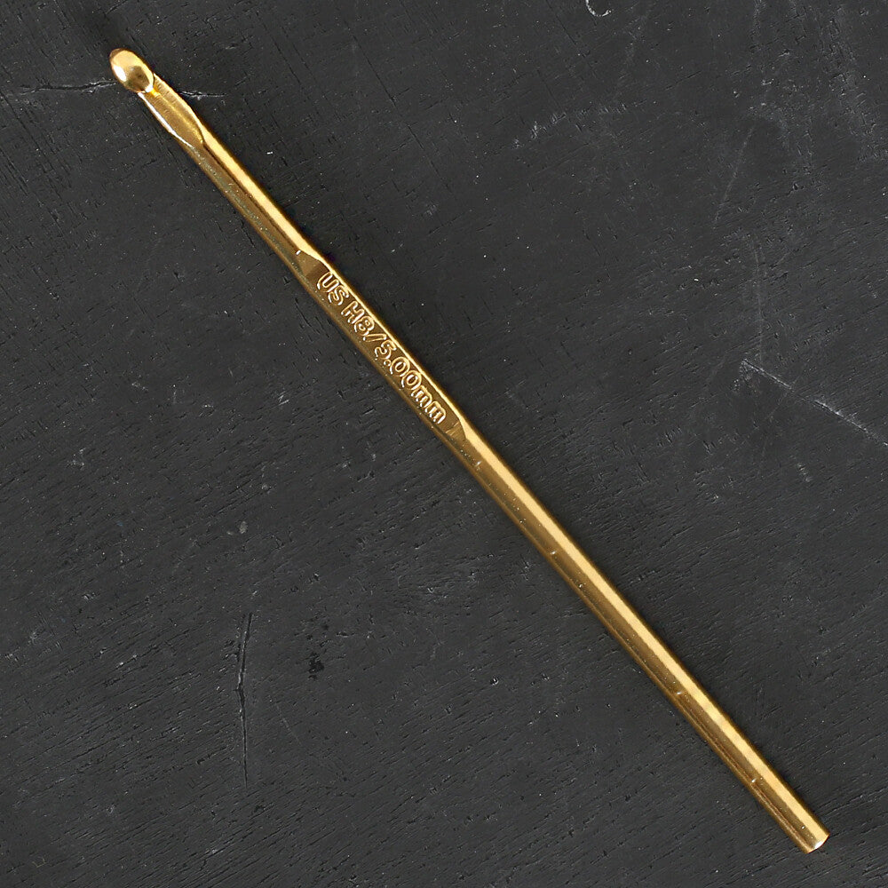 Pony Colour Metal 5 mm 15 cm Sarı Yün Tığ - 44711
