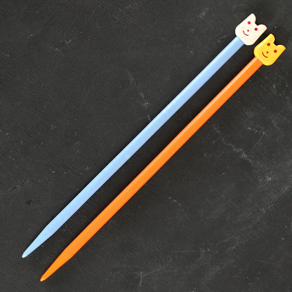 Pony Plastik Çocuk Örgü Şişi 6mm 18cm - 61663