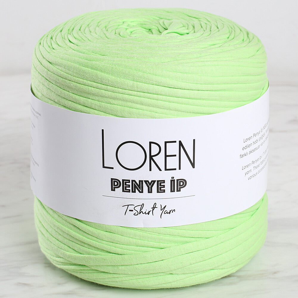 Loren Penye Kumaş El Örgü İpi Fıstık Yeşili - 1