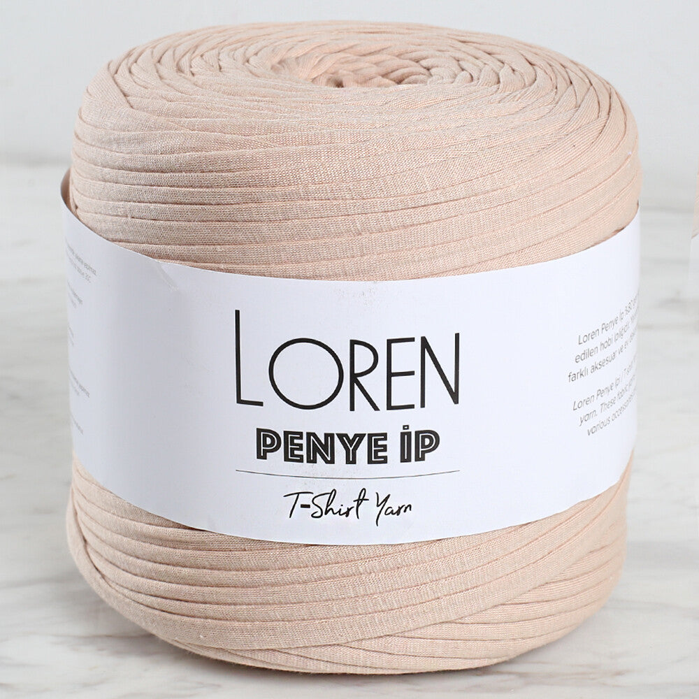 Loren Penye Kumaş El Örgü İpi  Bej - 55