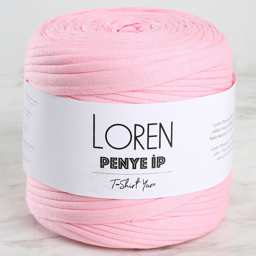 Loren Penye Kumaş El Örgü İpi Bebe Pembe - 49