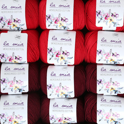 La Mia Mercerized Cotton Mercan Seti