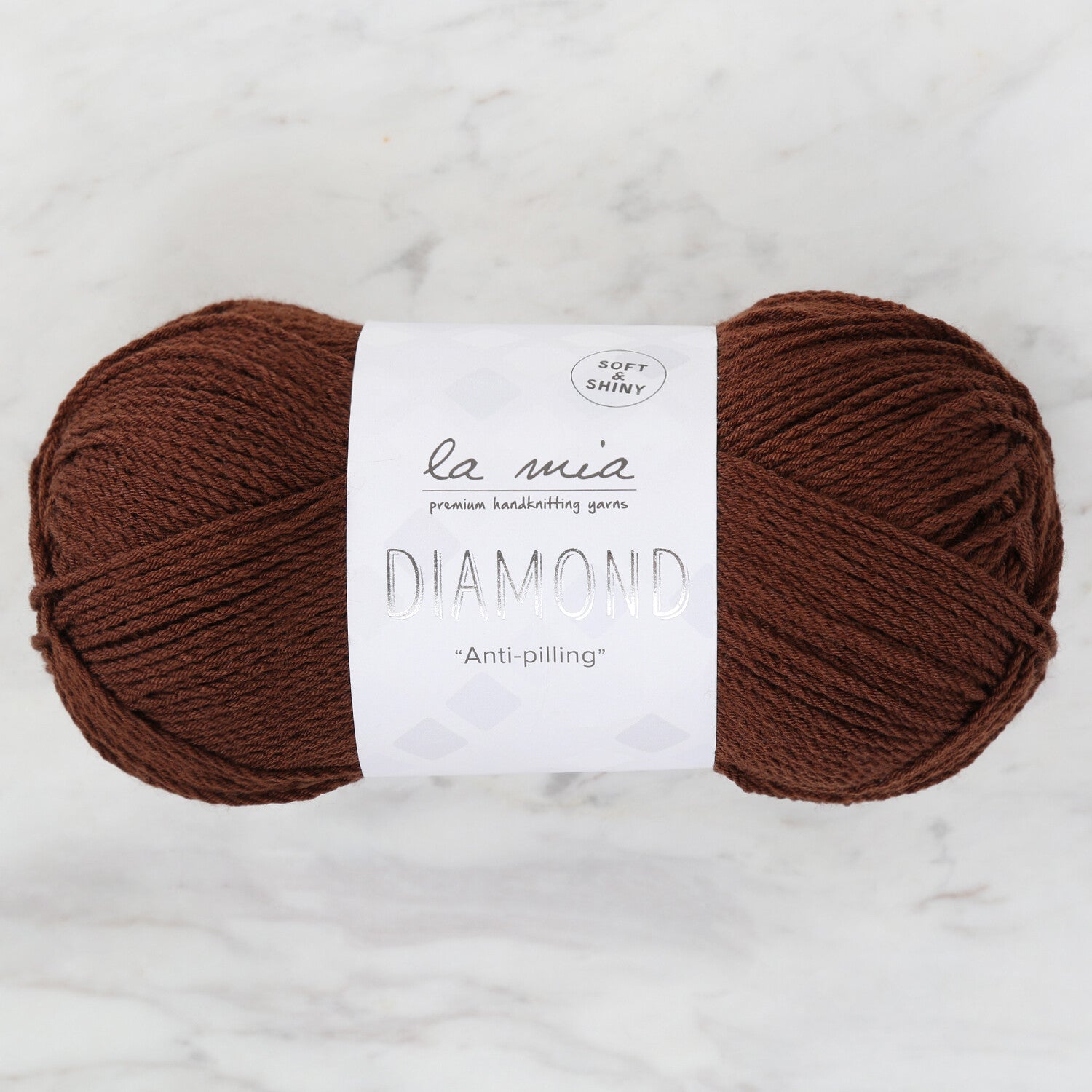 La Mia Diamond Koyu Kahverengi El Örgü İpi - L158