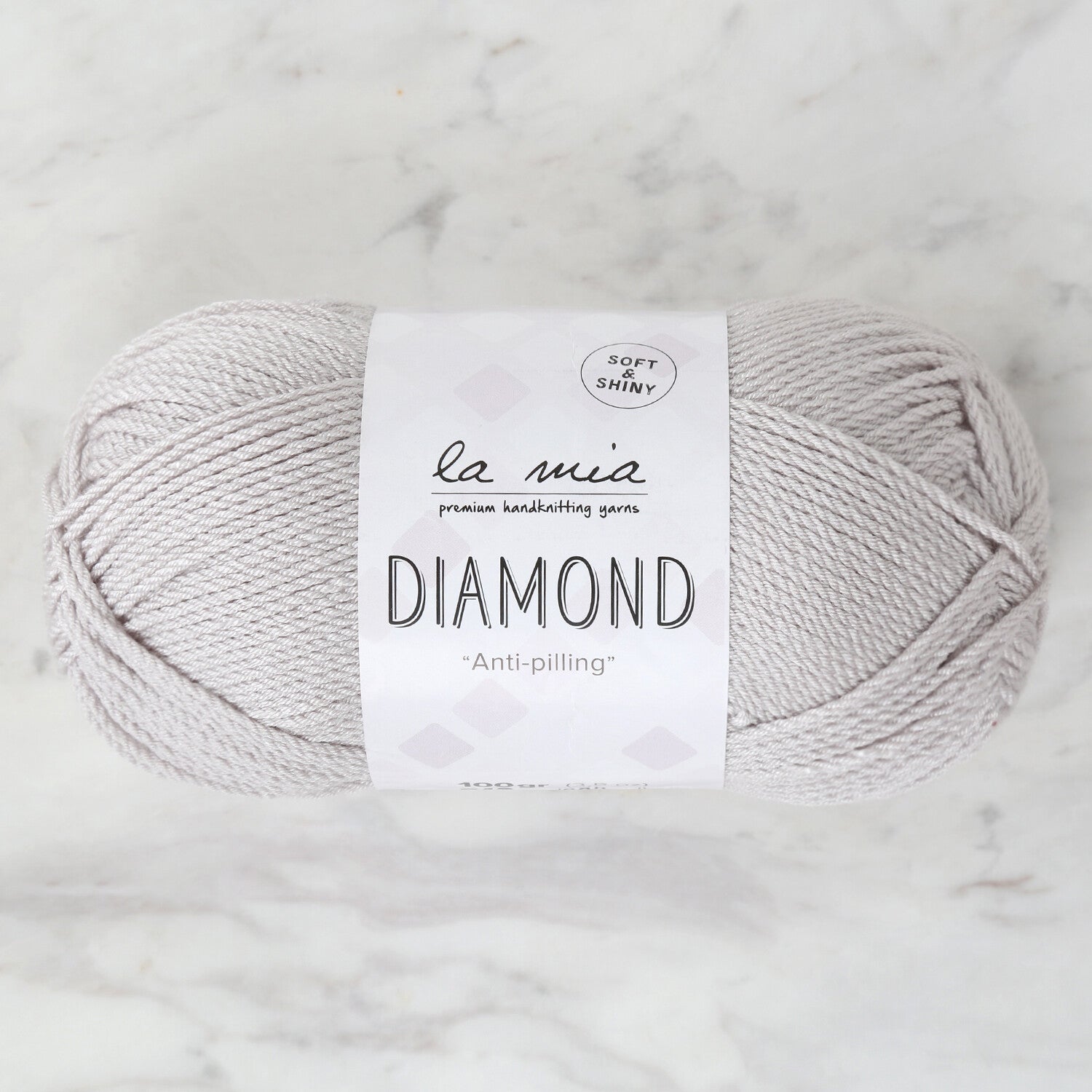 La Mia Diamond Gri El Örgü İpi - L162