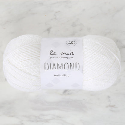 La Mia Diamond Beyaz El Örgü İpi - L001