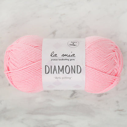 La Mia Diamond Pembe El Örgü İpi - L046