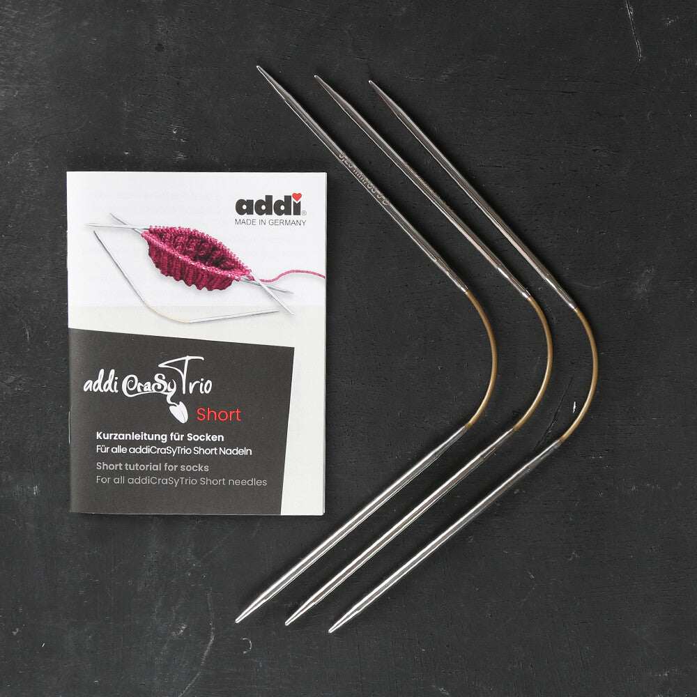 Addi CrasyTrio 3'lü 3,25 Mm 21 Cm Misinalı Çorap Şişi - 160-2