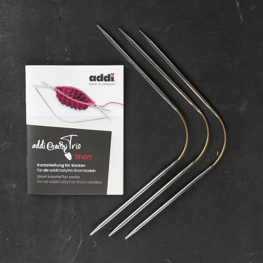 Addi CrasyTrio 3'lü 4,5 Mm 21 Cm Misinalı Çorap Şişi - 160-2