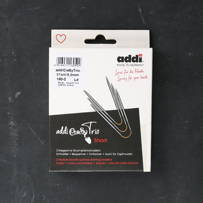Addi CrasyTrio 3'lü 5 Mm 21 Cm Misinalı Çorap Şişi - 160-2