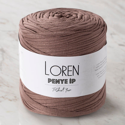 Loren Penye Kumaş El Örgü İpi Koyu Bej - 38