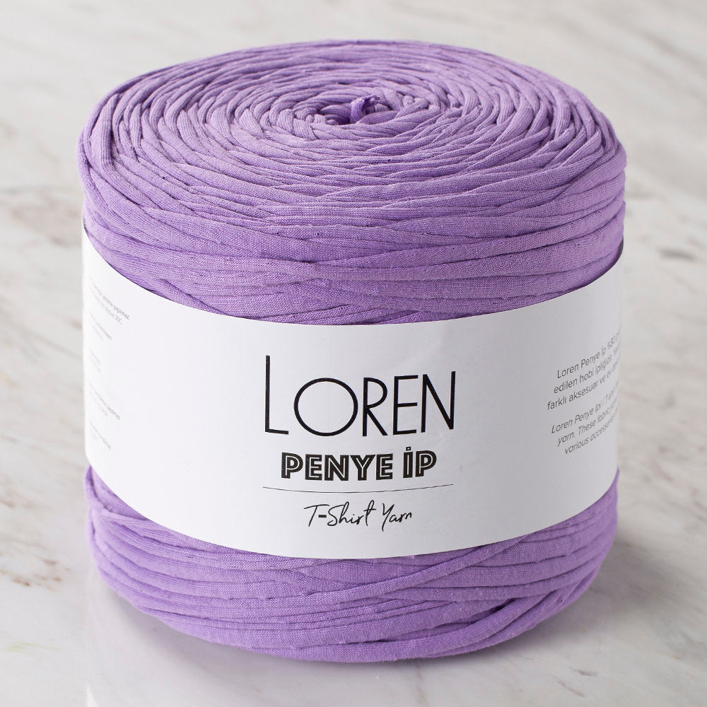 Loren Penye Kumaş El Örgü İpi Mor - 40