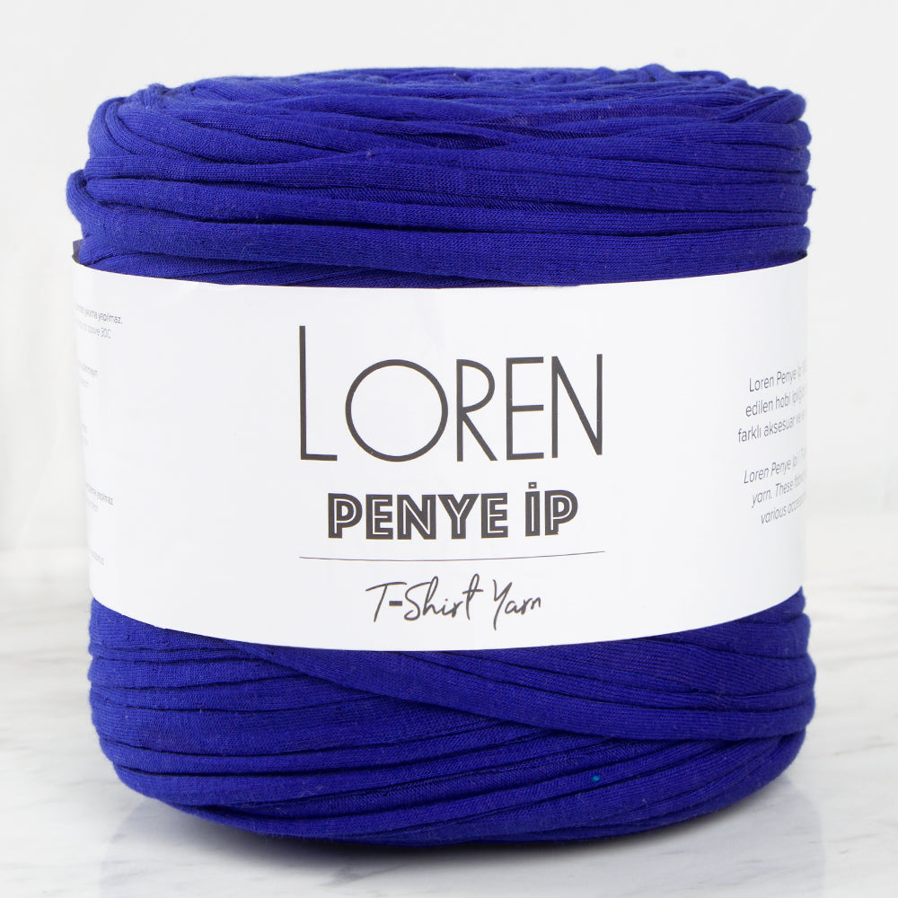 Loren Penye Kumaş El Örgü İpi Saks Mavi - 56