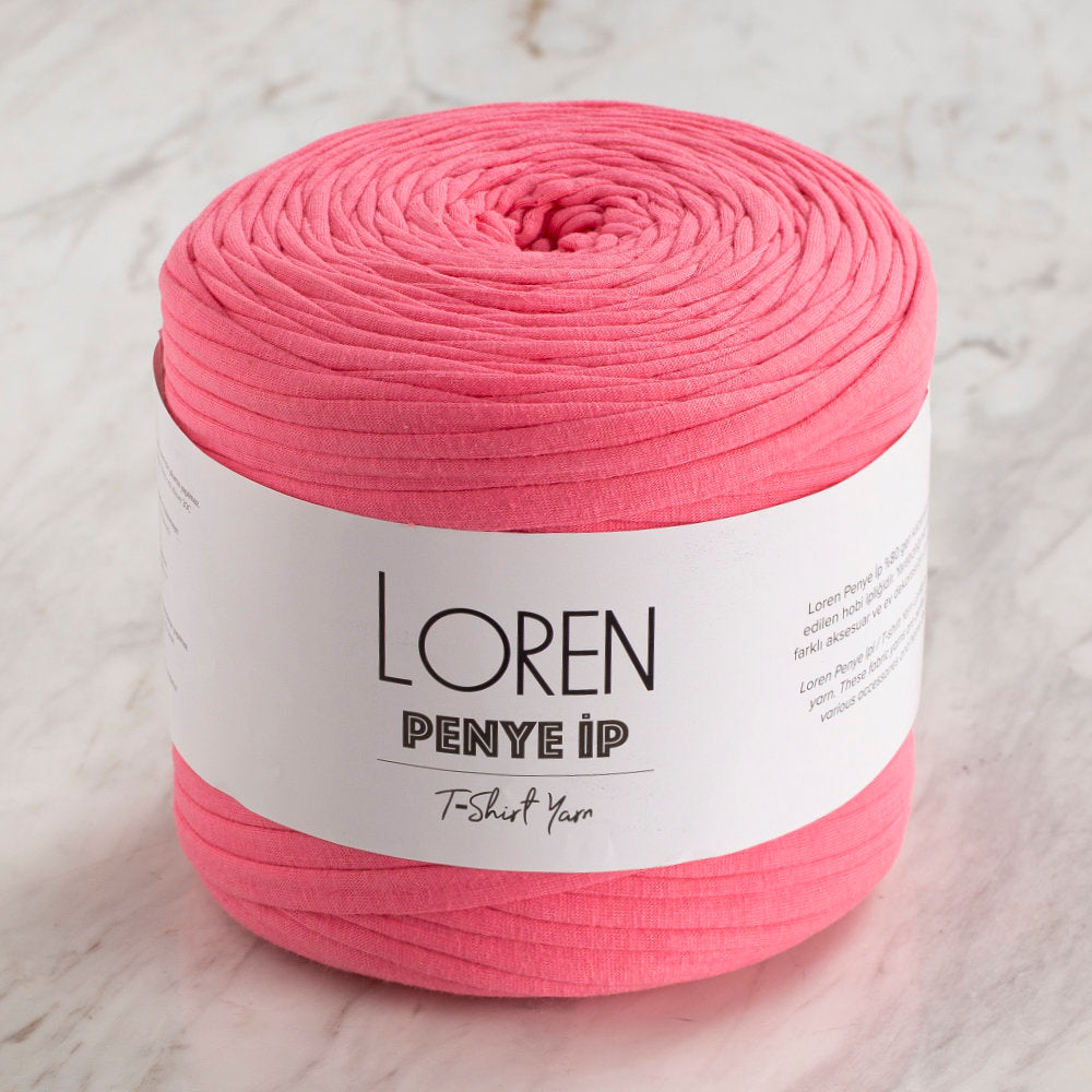 Loren Penye Kumaş El Örgü İpi Pembe - 57
