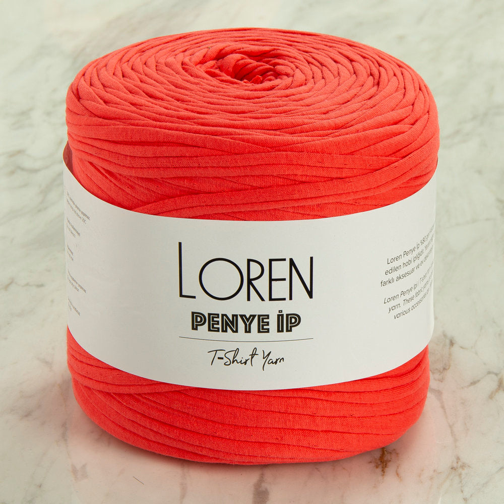 Loren Penye Kumaş El Örgü İpi Nar Çiçeği - 68