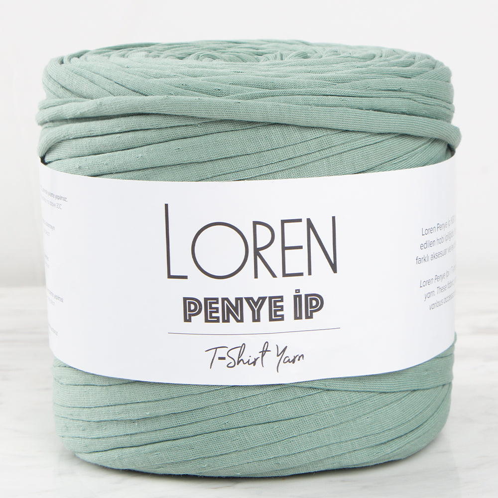 Loren Penye Kumaş El Örgü İpi Yeşil - 75