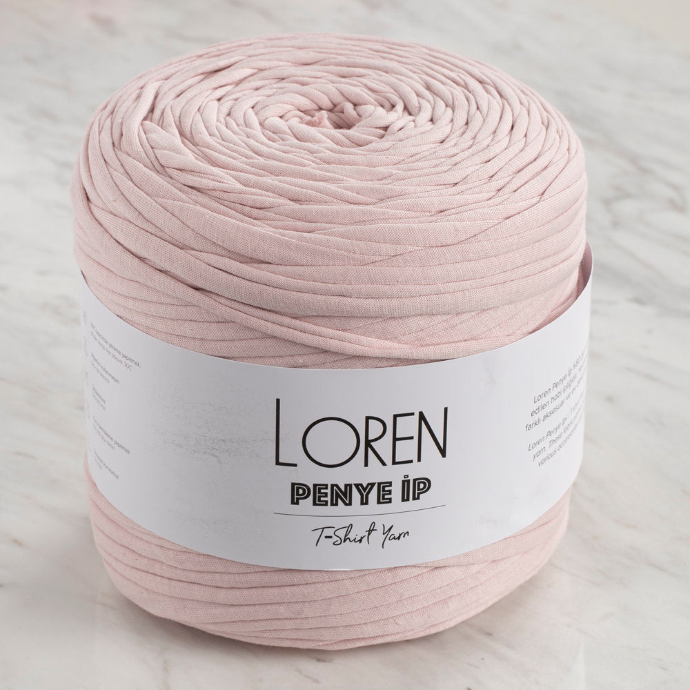 Loren Penye Kumaş El Örgü İpi Açık Pembe - 77