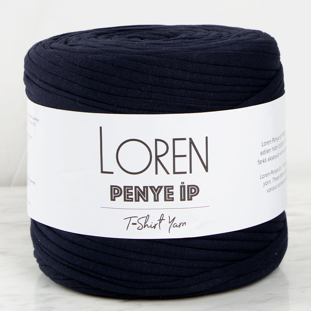 Loren Penye Kumaş El Örgü İpi Lacivert - 86