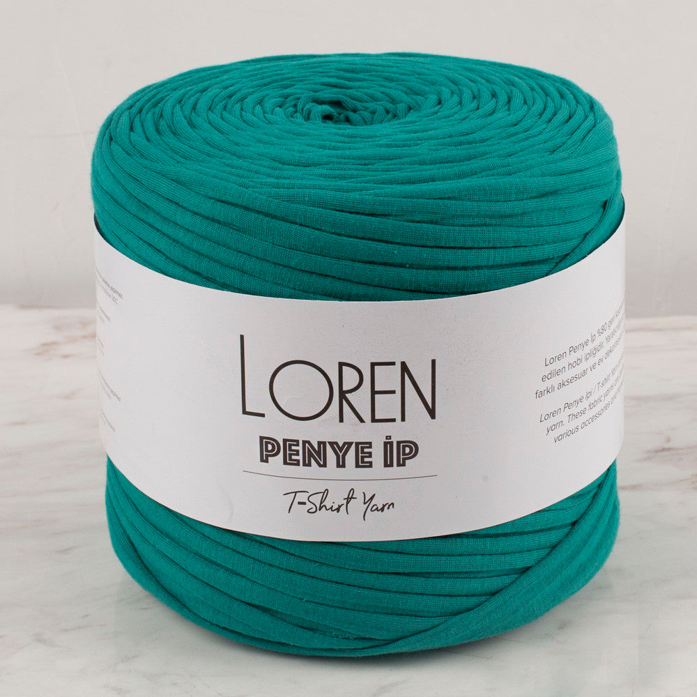 Loren Penye Kumaş El Örgü İpi  Yeşil - 89