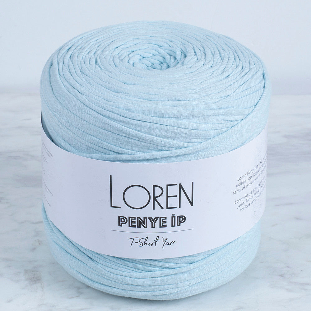 Loren Penye Kumaş El Örgü İpi Açık Bebe Mavi - 08