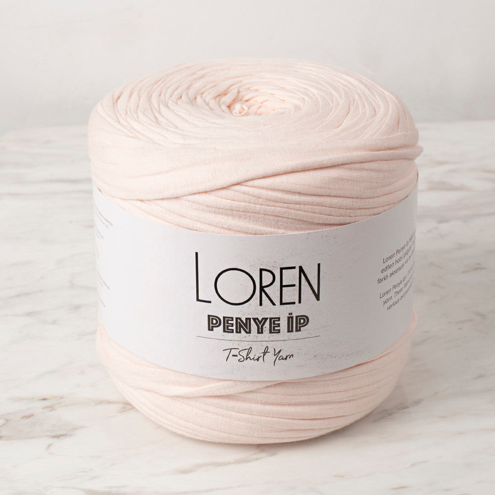 Loren Penye Kumaş El Örgü İpi Toz Pembe - 77