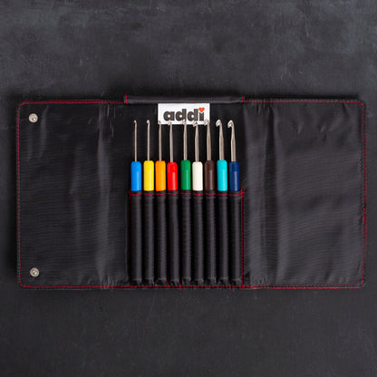 Addi Colours 9'lu Plastik Saplı Yün Tığ Seti - 648-2