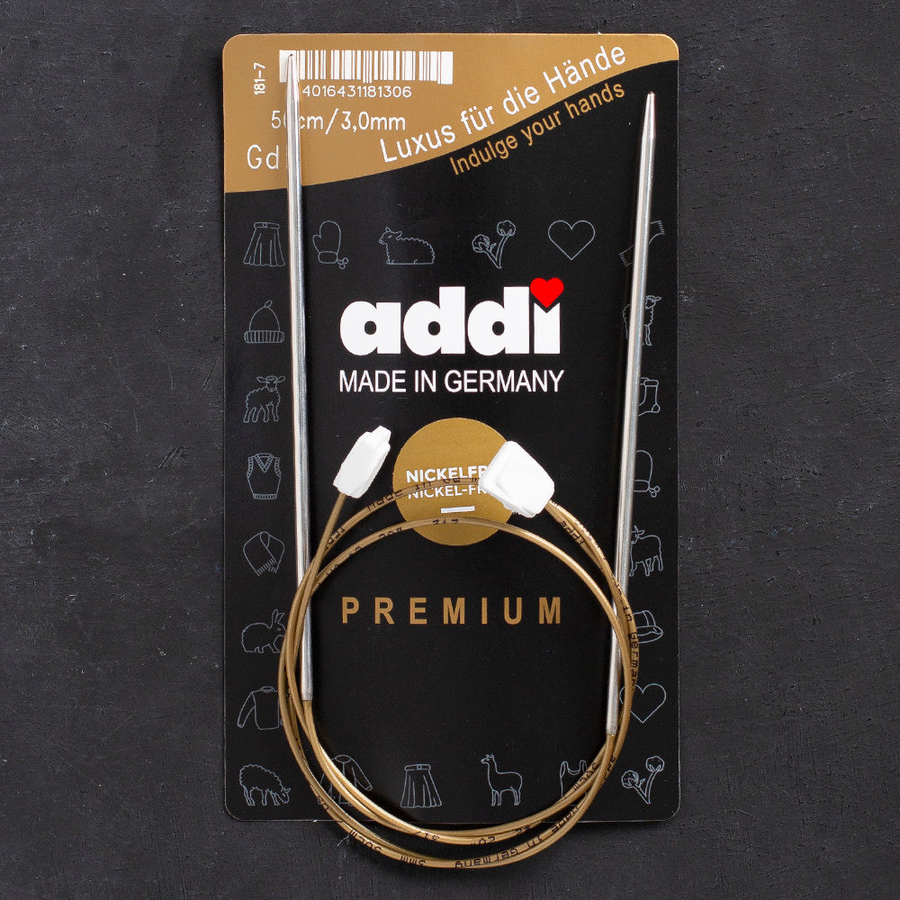 Addi Flexi-Bel 3mm 50cm Esnek Örgü Şişi - 181-7
