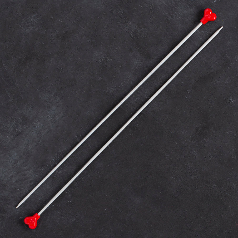 Addi Kalpli 3,25mm 35cm Klasik Alüminyum Örgü Şişi - 200-7