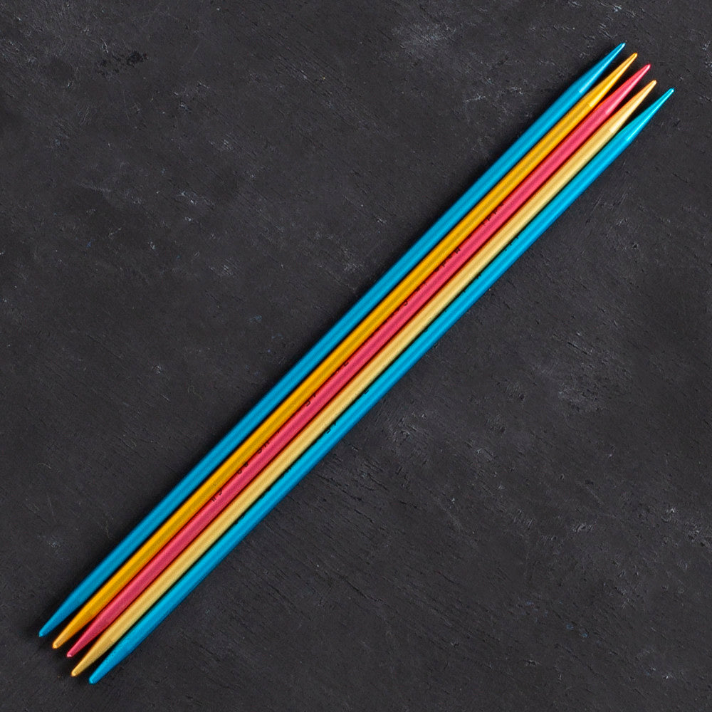 Addi Colibri 3mm 15cm Renkli Çorap Şişi - 204-7