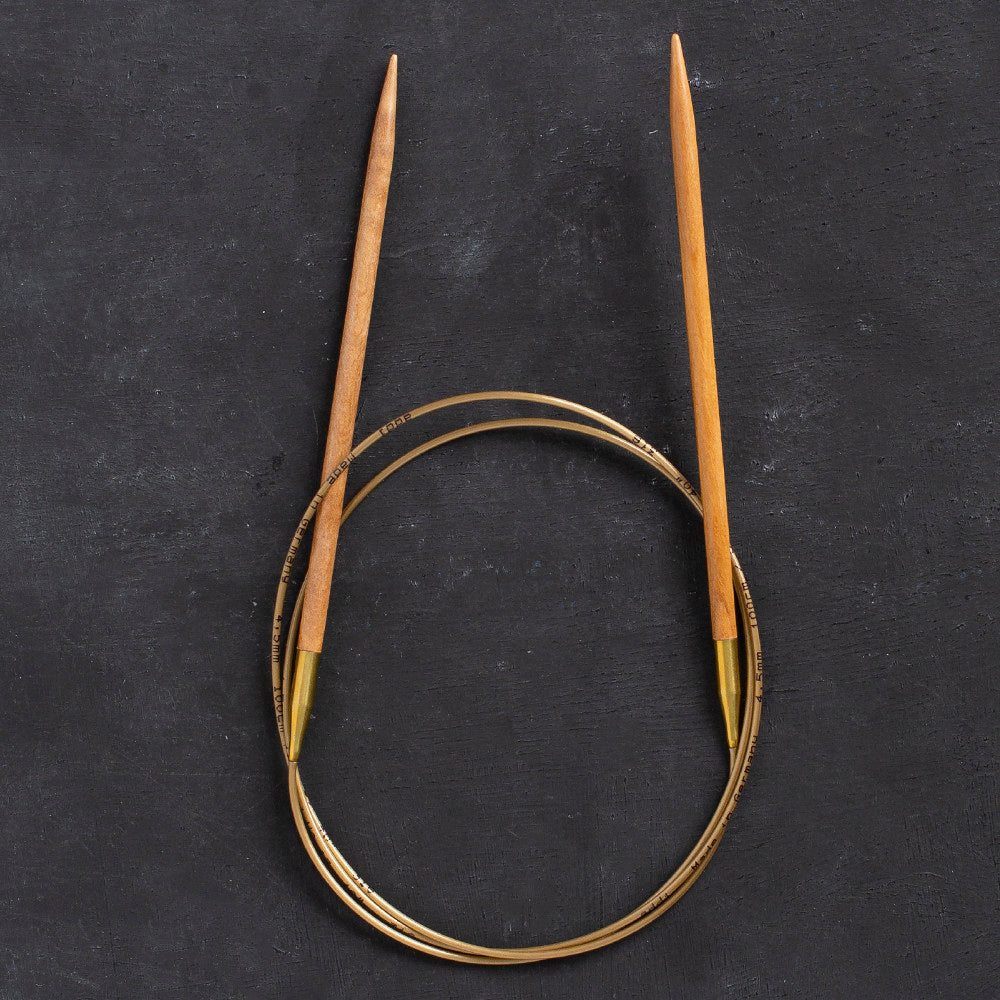 Addi Olive Wood 4,5 mm 100 cm Zeytin Ağacı Misinalı Örgü Şişi - 575-7