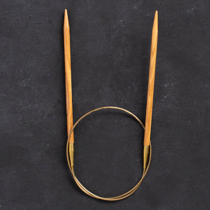 Addi Olive Wood 5 mm 60 cm Zeytin Ağacı Misinalı Örgü Şişi - 575-7
