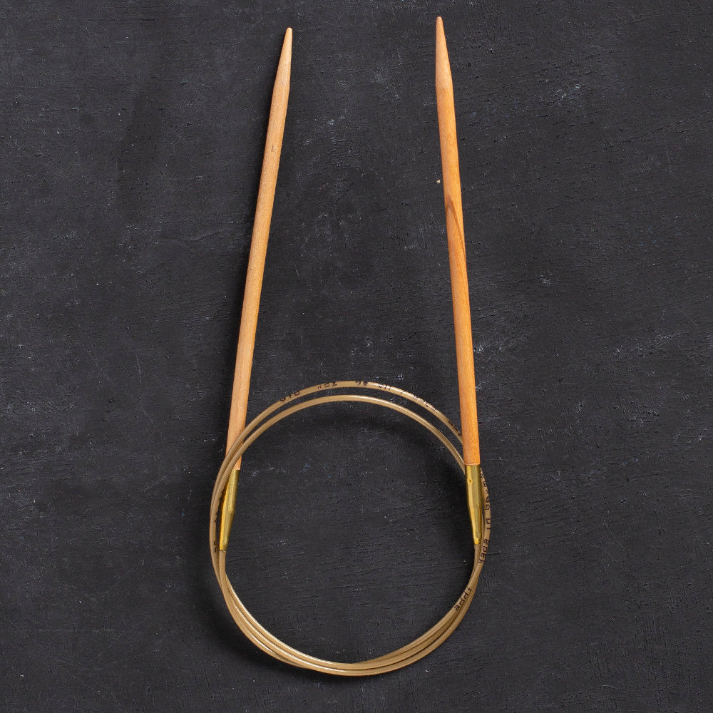 Addi Olive Wood 4 mm 80 cm Zeytin Ağacı Misinalı Örgü Şişi - 575-7