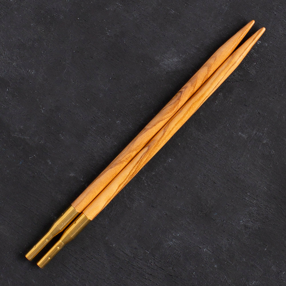 Addi Nature Olive Wood Click 5mm 13cm Misinalı Şiş Ucu - 576-2