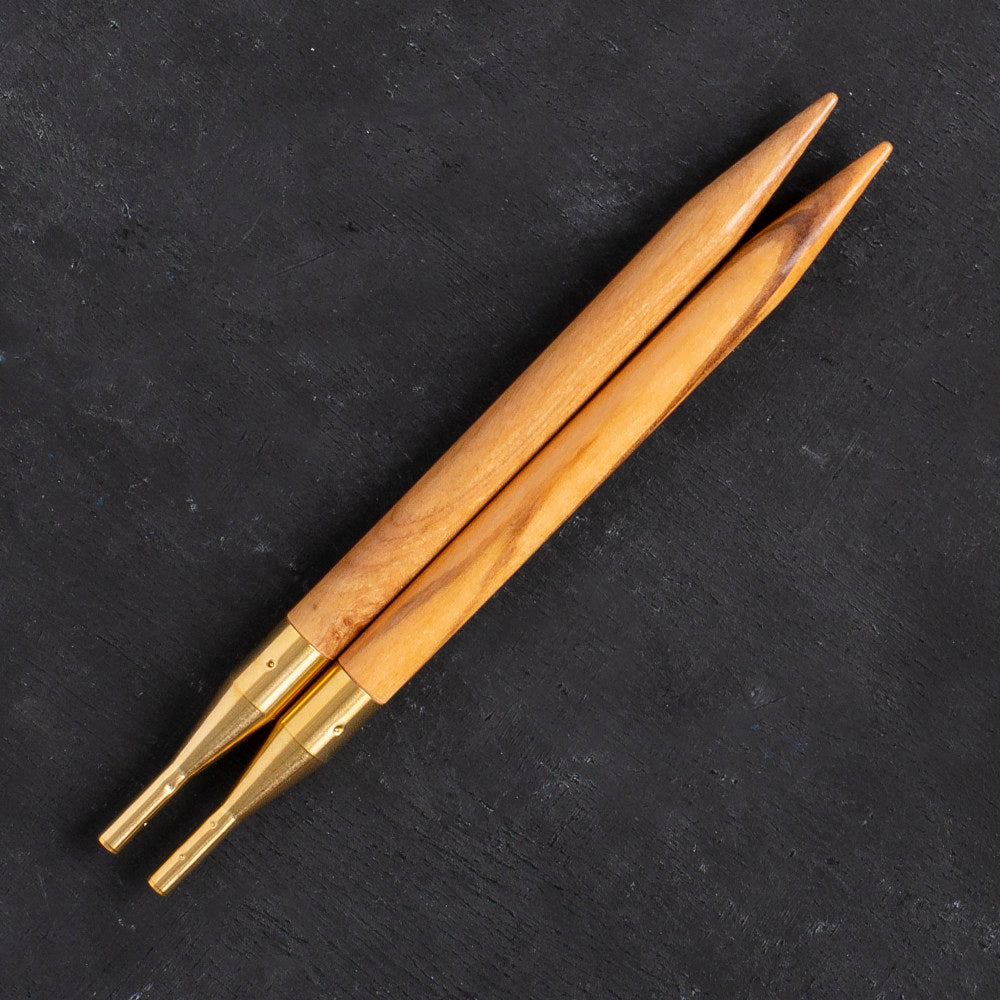 Addi Nature Olive Wood Click 8mm 13cm Misinalı Şiş Ucu - 576-2