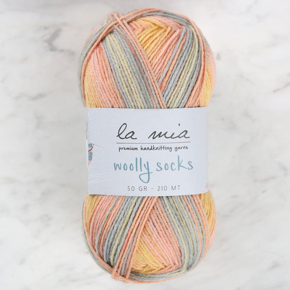 La Mia Woolly Socks Ebruli Çorap İpi - L05