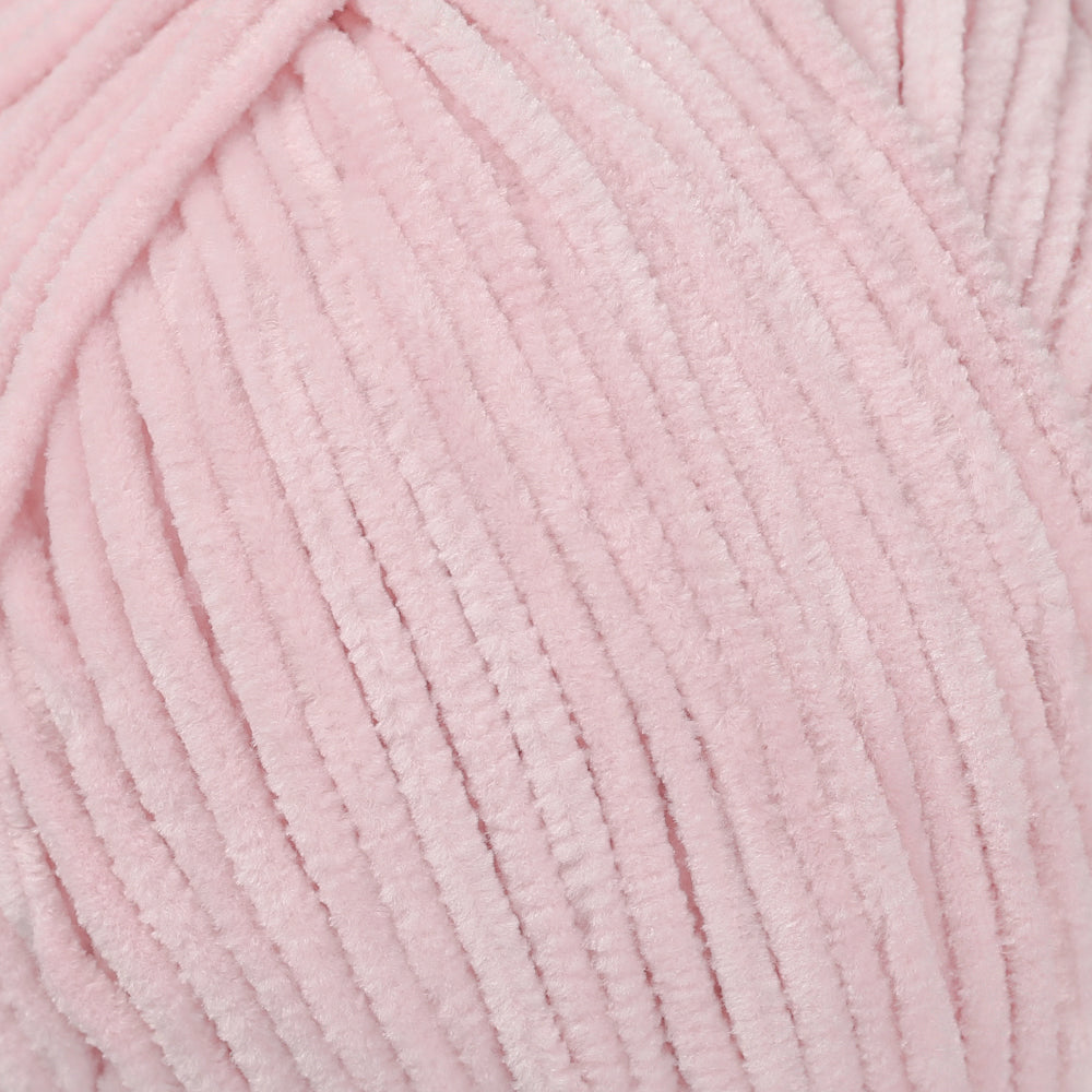 La Mia Elegance İnce Kadife El Örgü İpi Pembe - L924
