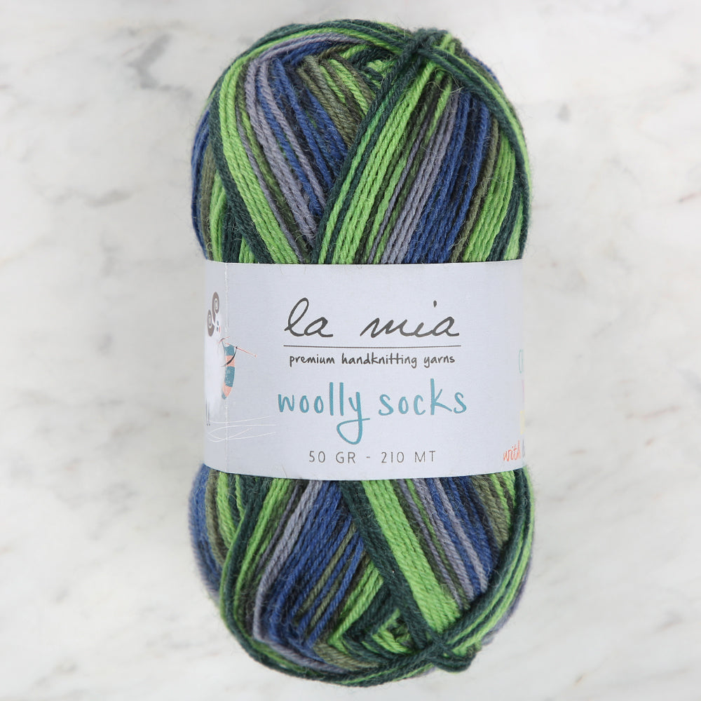 La Mia Woolly Socks Ebruli Çorap İpi - L12