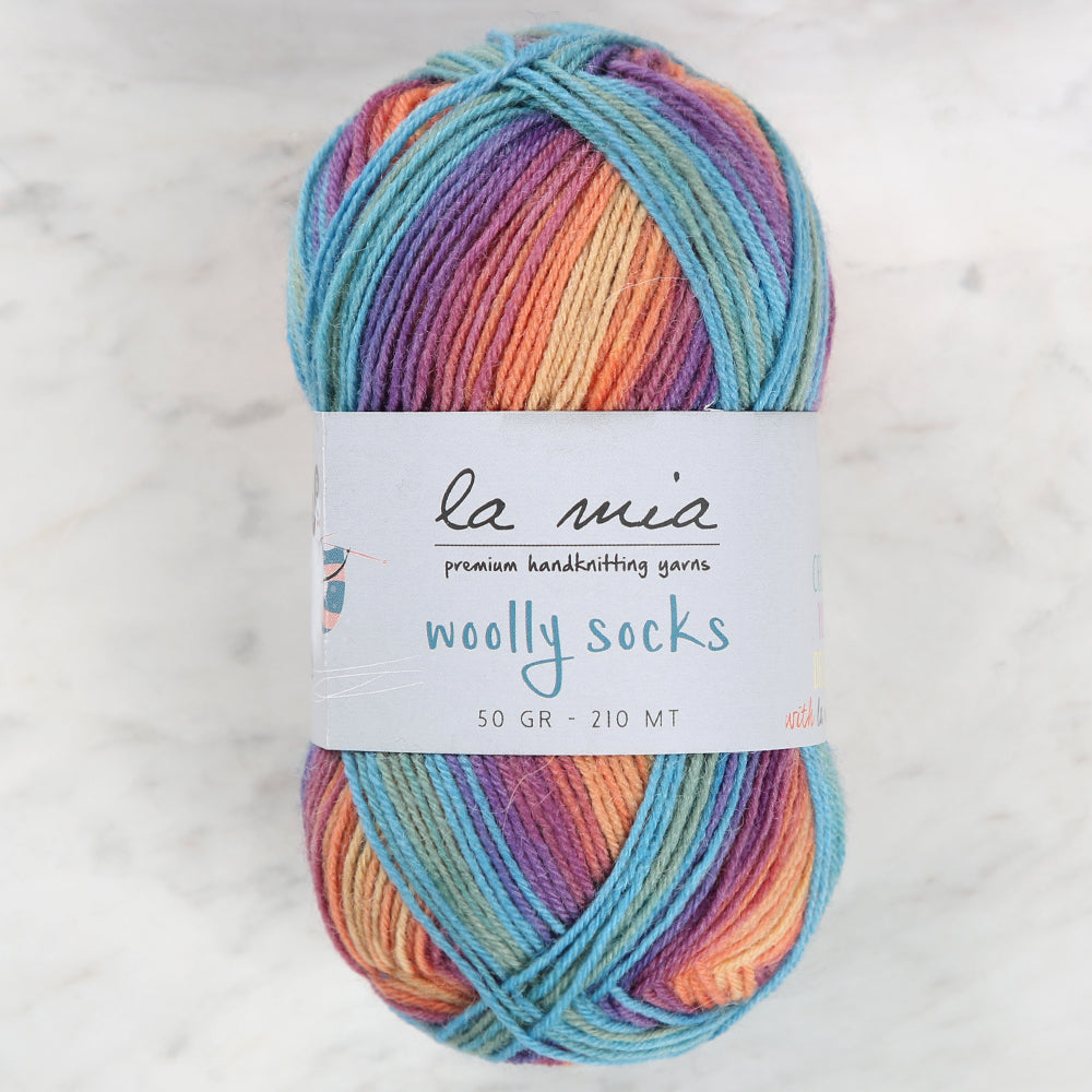 La Mia Woolly Socks Ebruli Çorap İpi - L07
