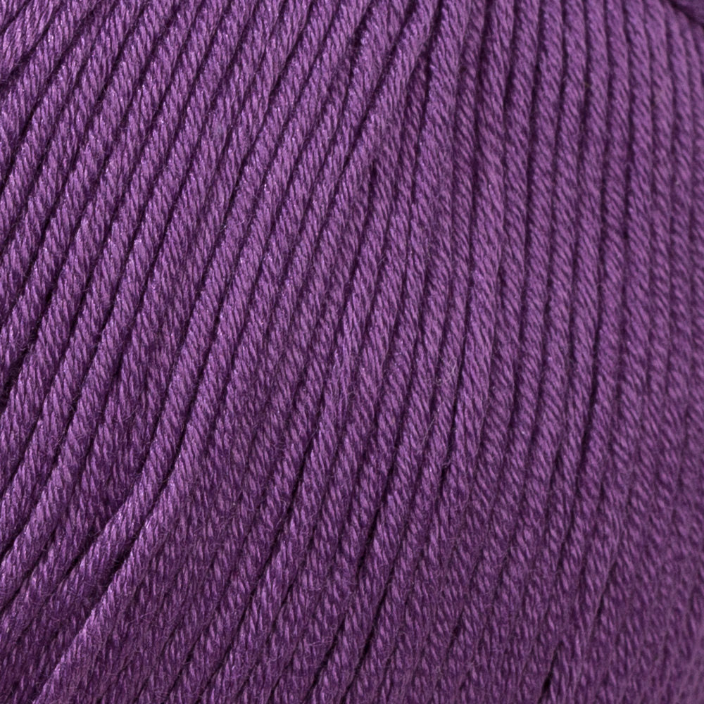 La Mia Mercerized Cotton Koyu Mor El Örgü İpi - 59