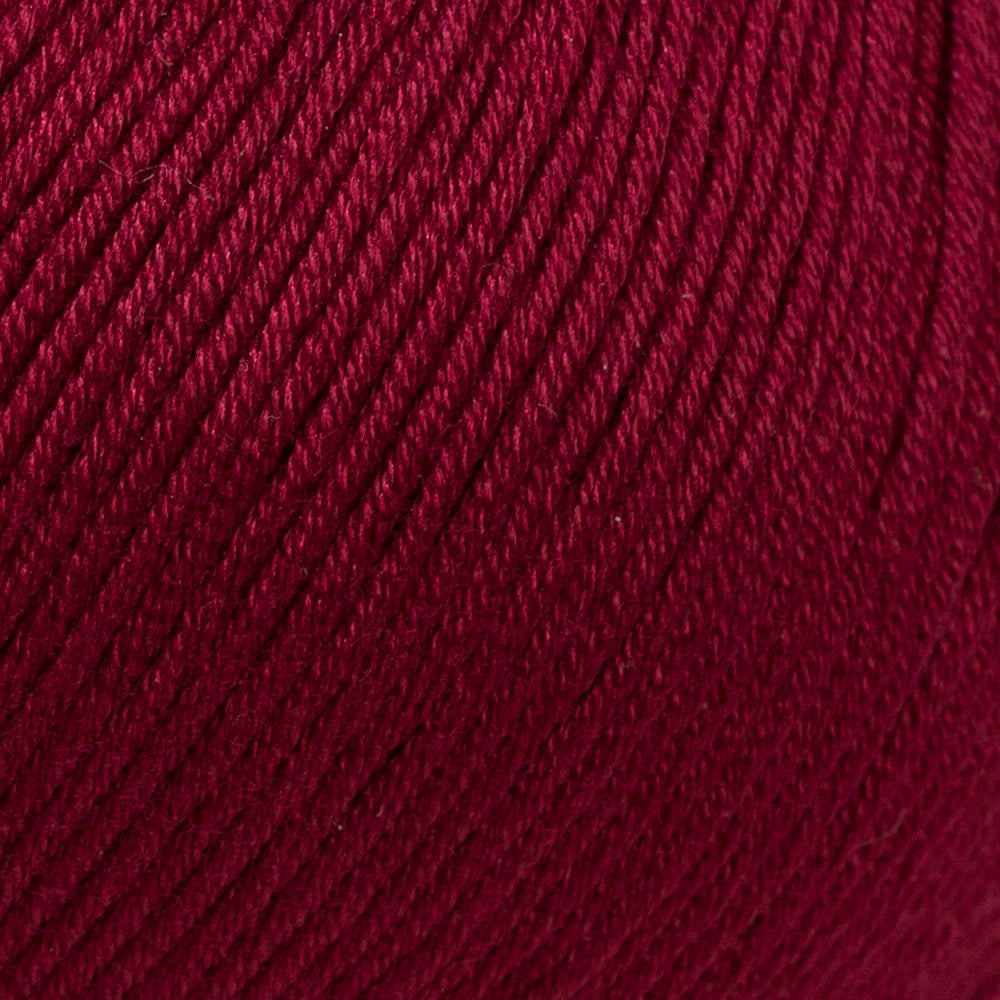 La Mia Mercerized Cotton Bordo El Örgü İpi - 23