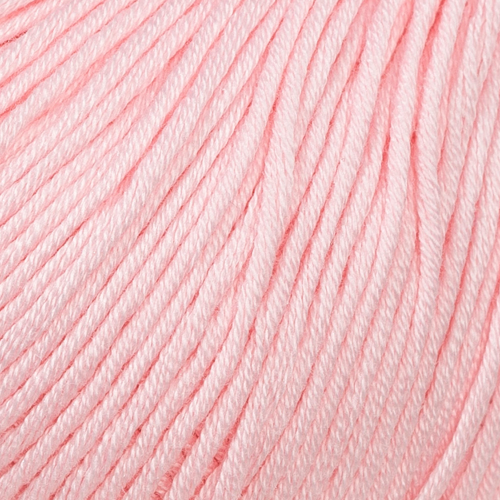 La Mia Mercerized Cotton Açık Pembe El Örgü İpi - 4