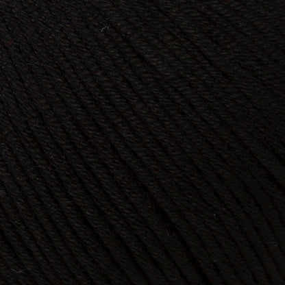 La Mia Mercerized Cotton Siyah El Örgü İpi - 1
