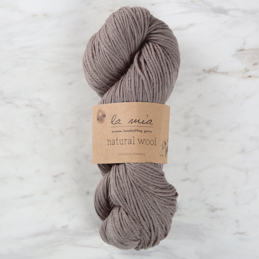 La Mia Natural Wool Vizon El Örgü İpi - H6 L006