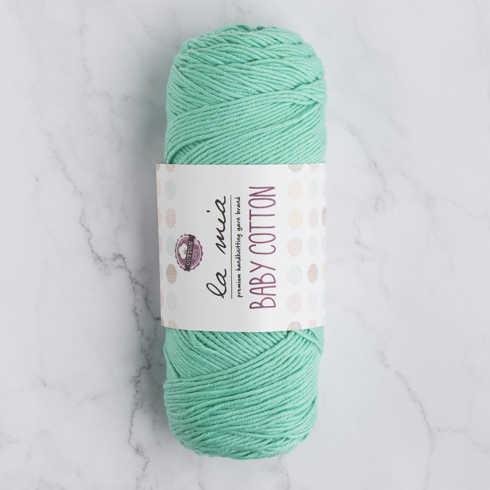 La Mia Baby Cotton Su Yeşili El Örgü İpi - L027