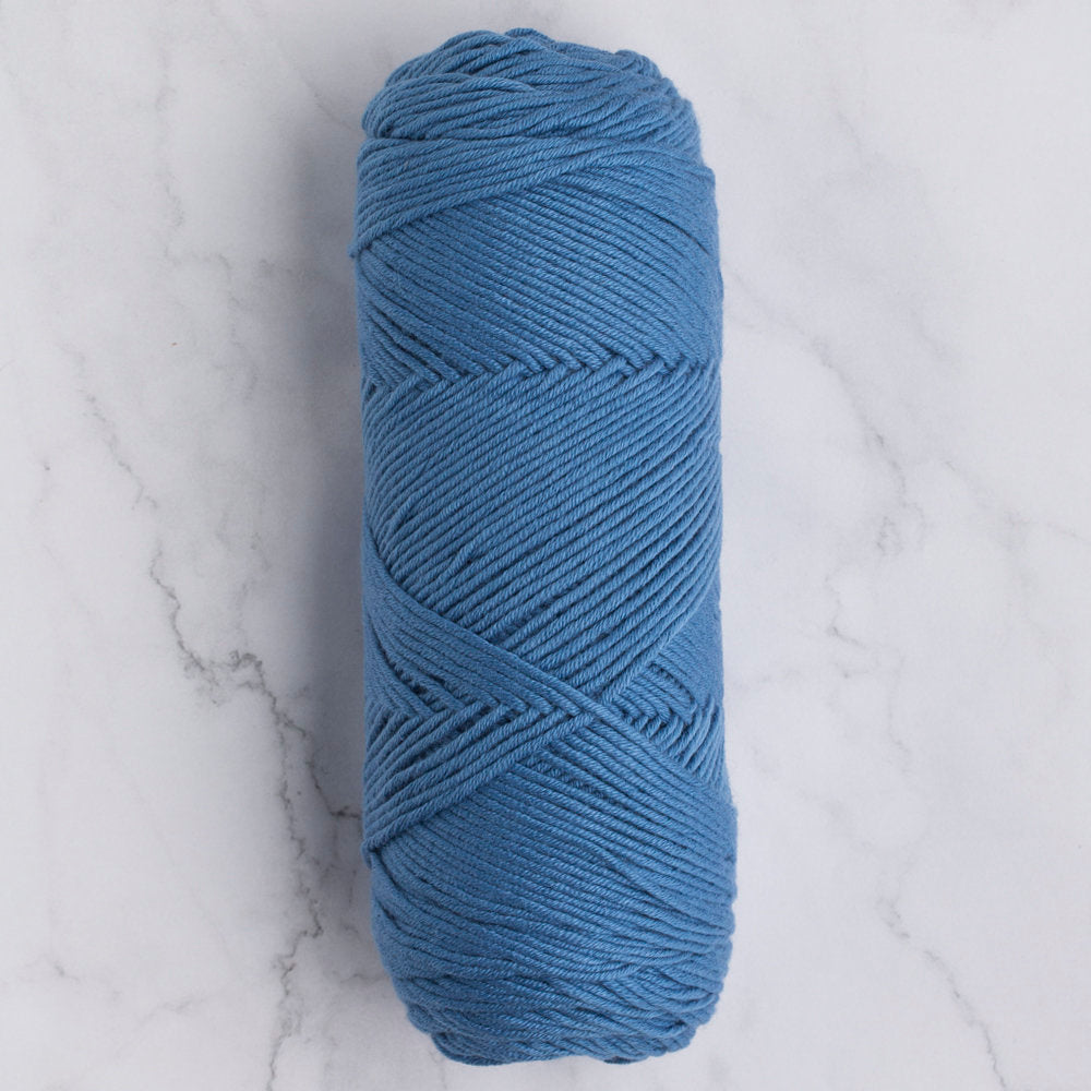 La Mia Baby Cotton Mat Mavi El Örgü İpi - L035