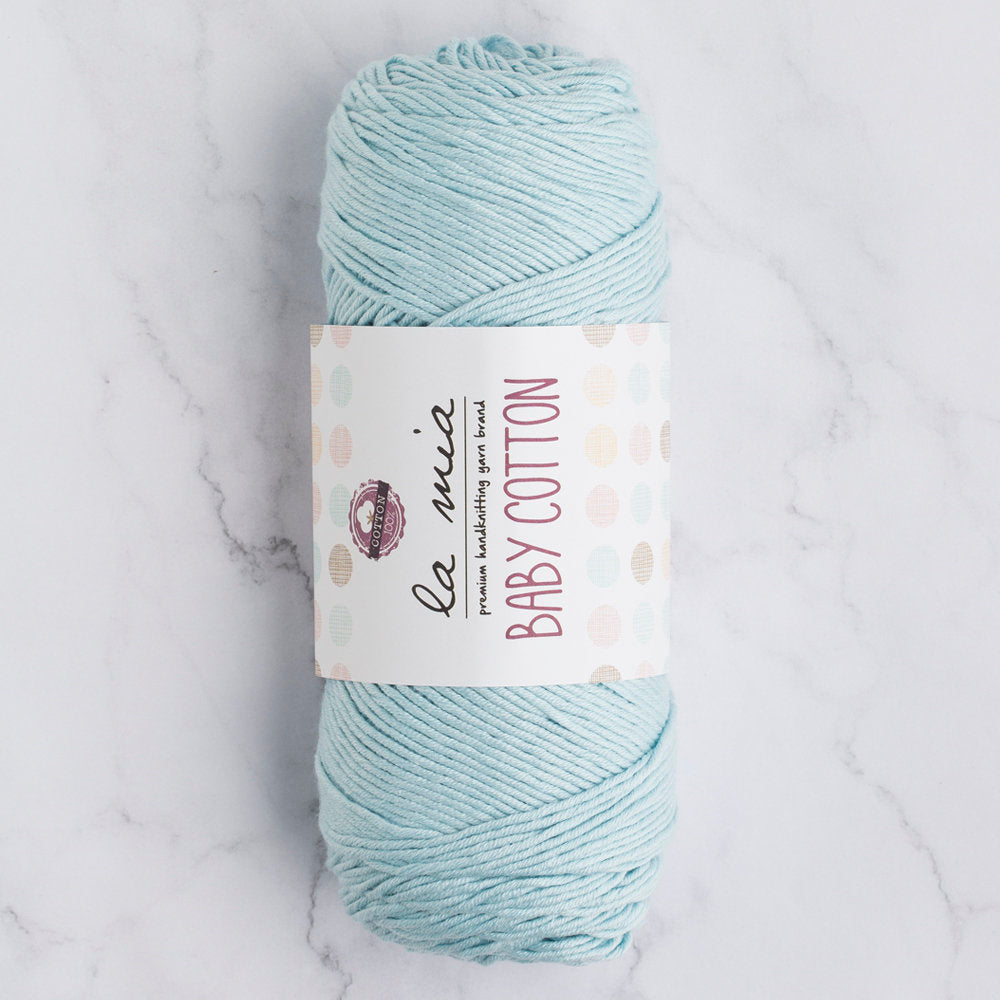 La Mia Baby Cotton Açık Mavi El Örgü İpi - L036