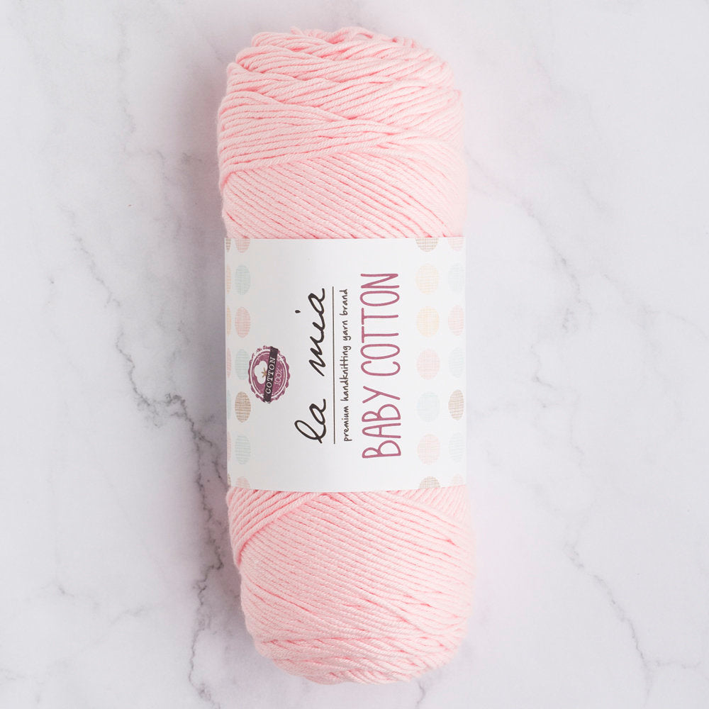 La Mia Baby Cotton Şeker Pembe El Örgü İpi - L040