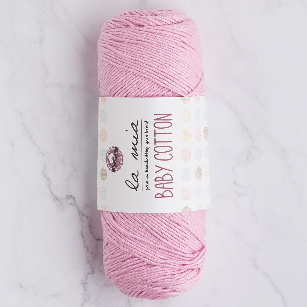 La Mia Baby Cotton Lila El Örgü İpi - L042