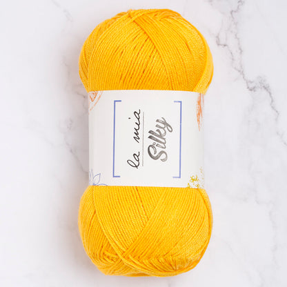 La Mia Silky Hardal Sarı El Örgü İpi - L003