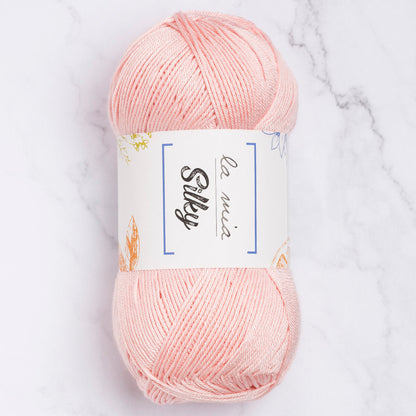 La Mia Silky Pembe El Örgü İpi - L016