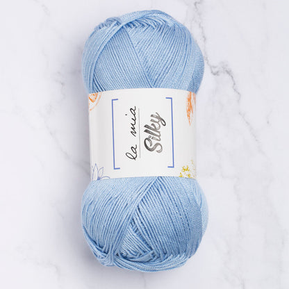 La Mia Silky Mavi El Örgü İpi - L022
